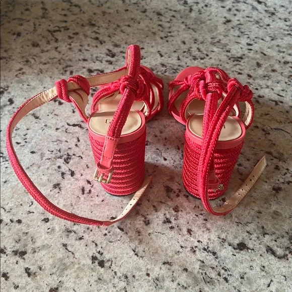 Cabi Red Knotted Sandals - Picture 2 of 7
